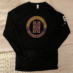 northwestern basketball long sleeve tee 🏀💜